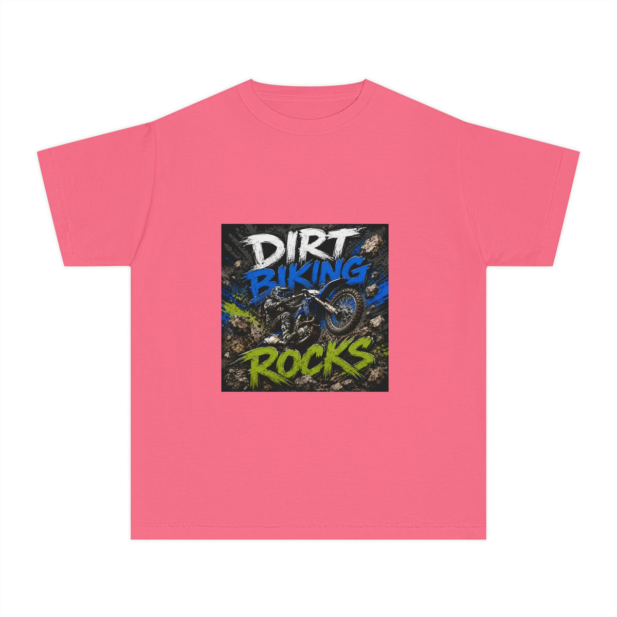 Dirt Biking Rocks Youth Tee