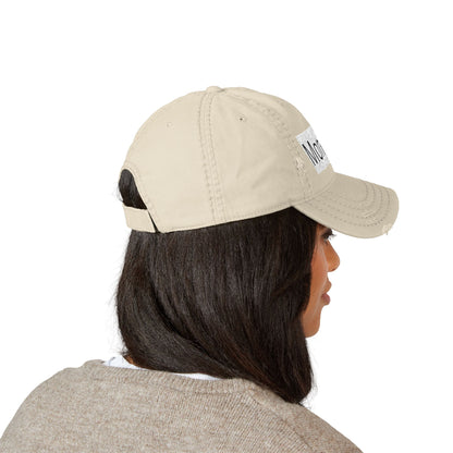 Mommin' Distressed Dad Hat — Embroidered Casual Mom Cap