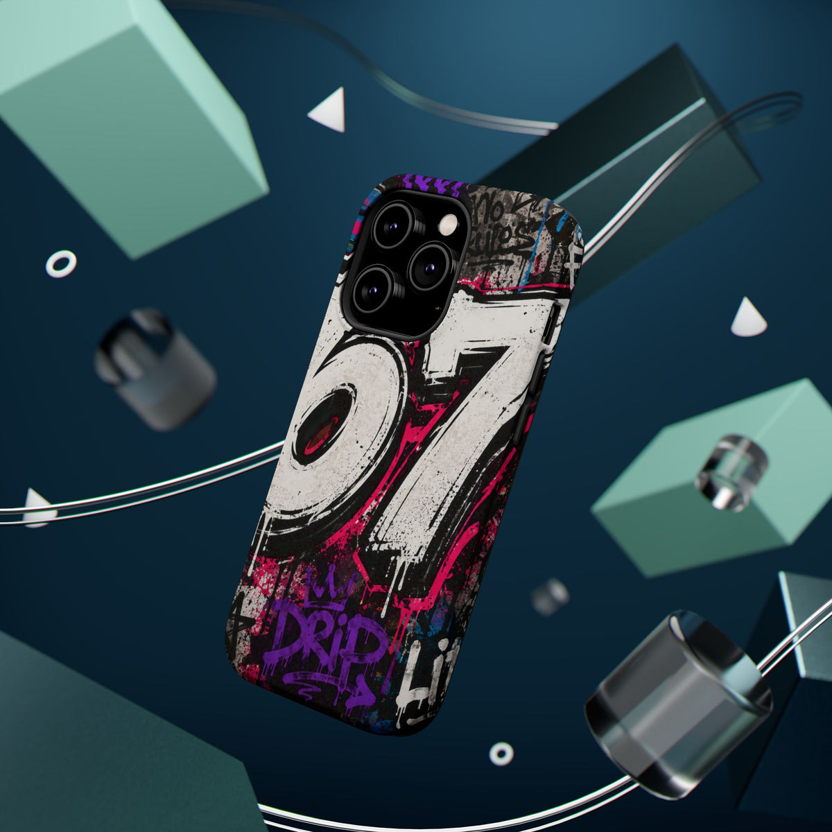 Graffiti '67' Magnetic Impact Phone Case — Urban Street Art iPhone Cover