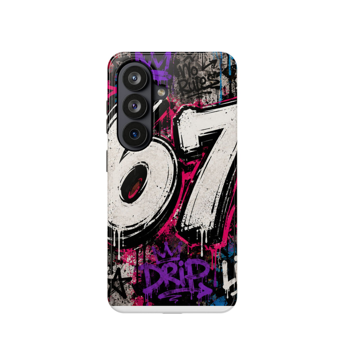 Graffiti '67' Magnetic Impact Phone Case — Urban Street Art iPhone Cover