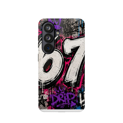 Graffiti '67' Magnetic Impact Phone Case — Urban Street Art iPhone Cover