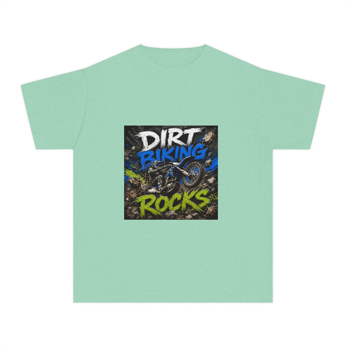 Dirt Biking Rocks Youth Tee