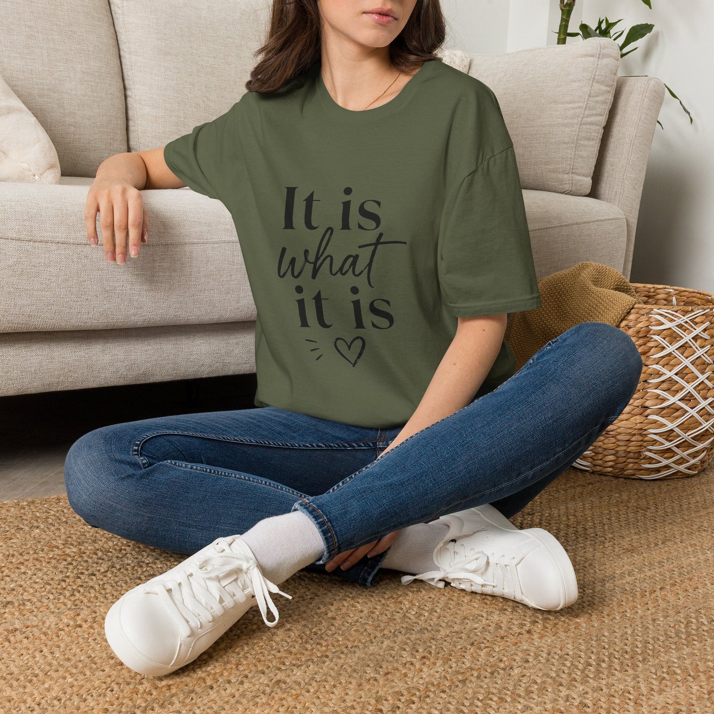 It Is What It Is T-Shirt — Casual Inspirational Quote Tee