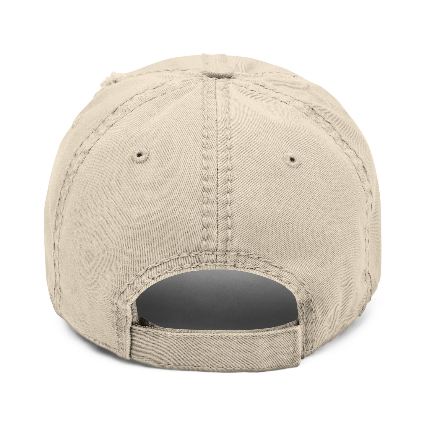 Mommin' Distressed Dad Hat — Embroidered Casual Mom Cap