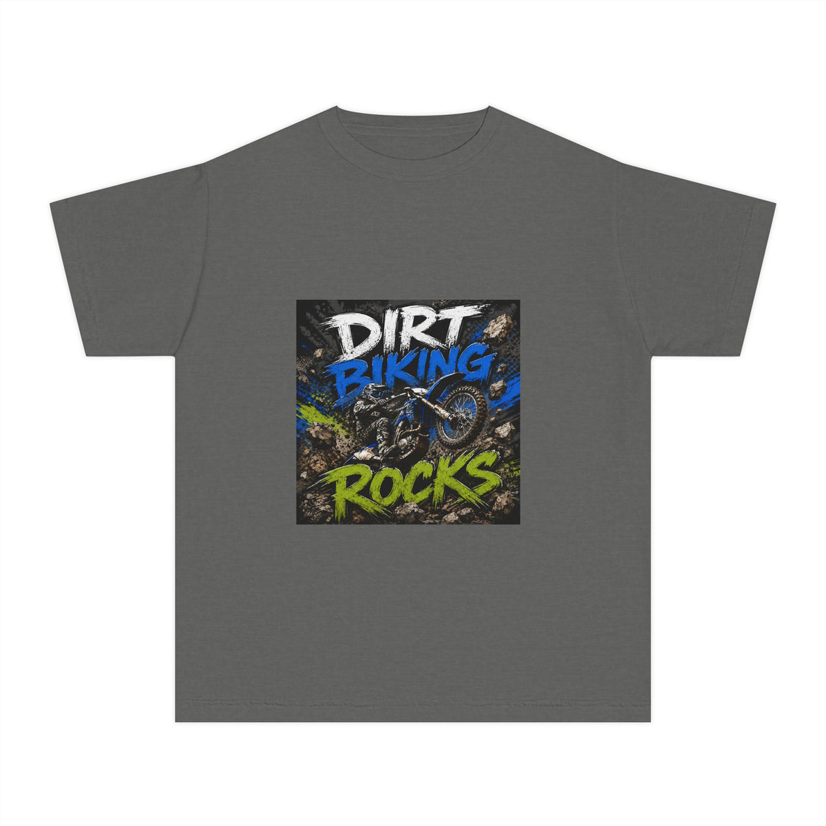 Dirt Biking Rocks Youth Tee