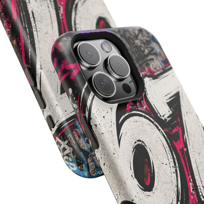 Graffiti '67' Magnetic Impact Phone Case — Urban Street Art iPhone Cover