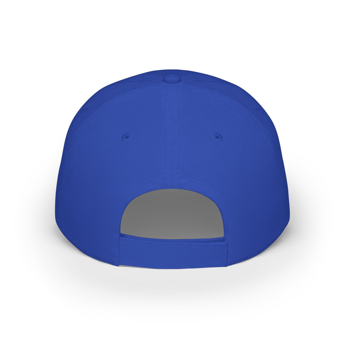Low Profile Baseball Cap — "Who Me? I Clean Up" Floral Statement Hat