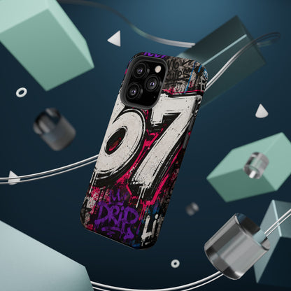 Graffiti '67' Magnetic Impact Phone Case — Urban Street Art iPhone Cover