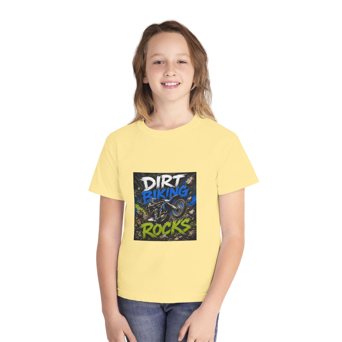 Dirt Biking Rocks Youth Tee