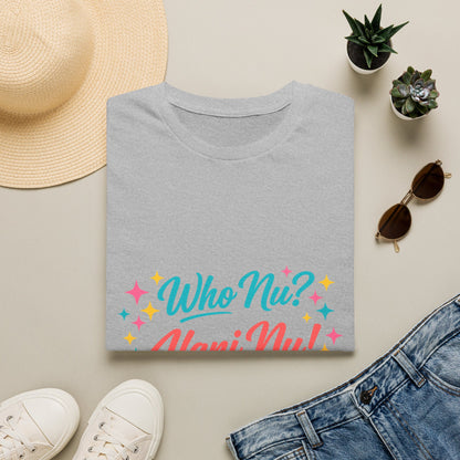 Who Nu? Alani Nu! T-Shirt — Retro Sparkle Graphic Tee