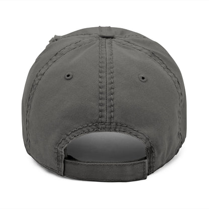 Mommin' Distressed Dad Hat — Embroidered Casual Mom Cap