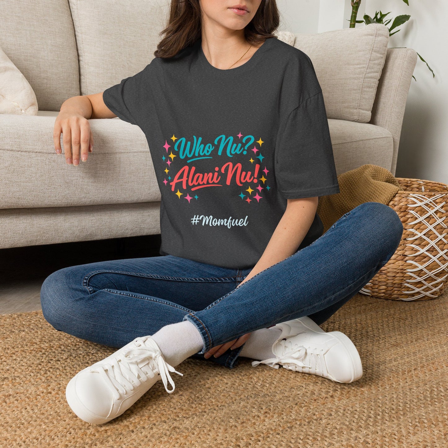 Who Nu? Alani Nu! T-Shirt — Retro Sparkle Graphic Tee