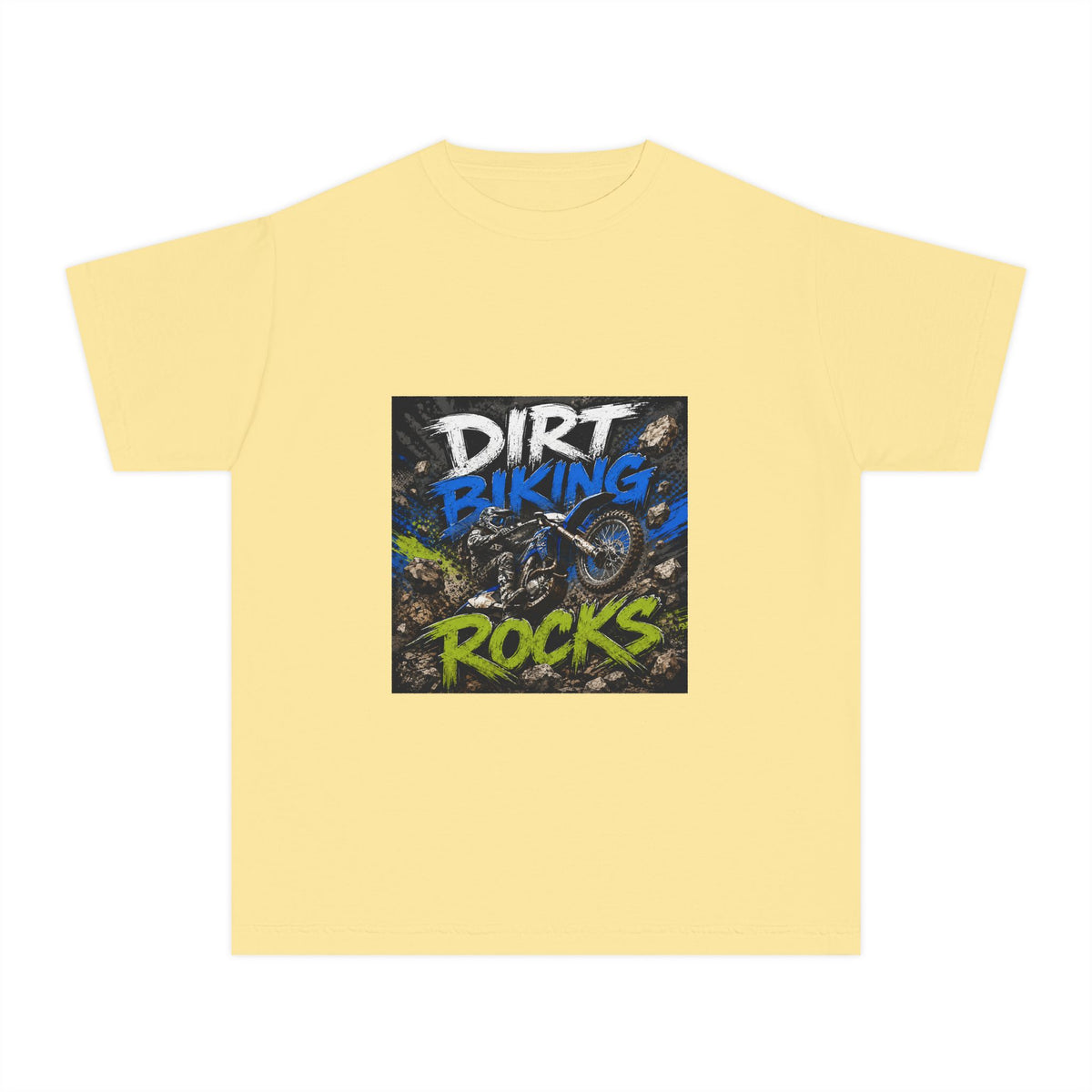 Dirt Biking Rocks Youth Tee