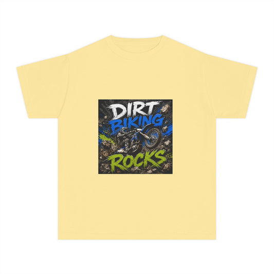 Dirt Biking Rocks Youth Tee