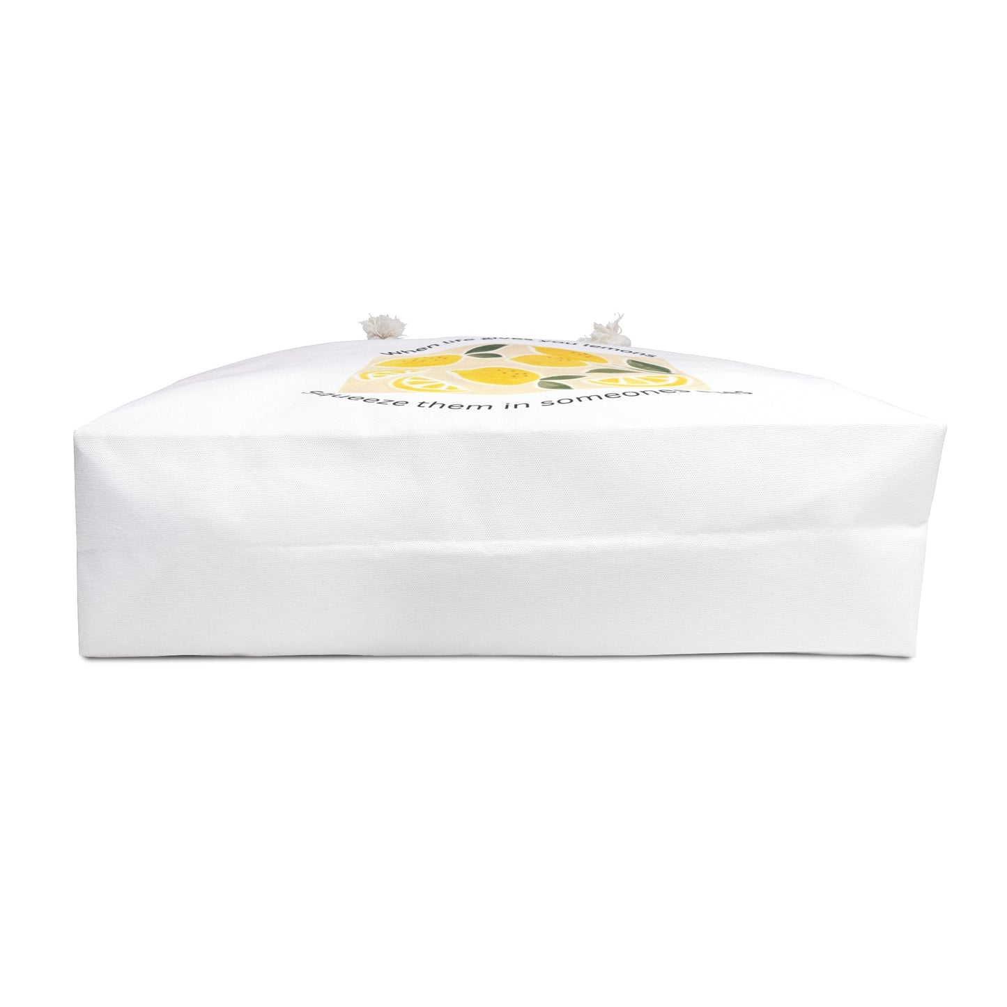 Lemon Squeeze Weekender Bag – ‘When life gives you lemons, squeeze them in someone’s eyes’ Travel Tote