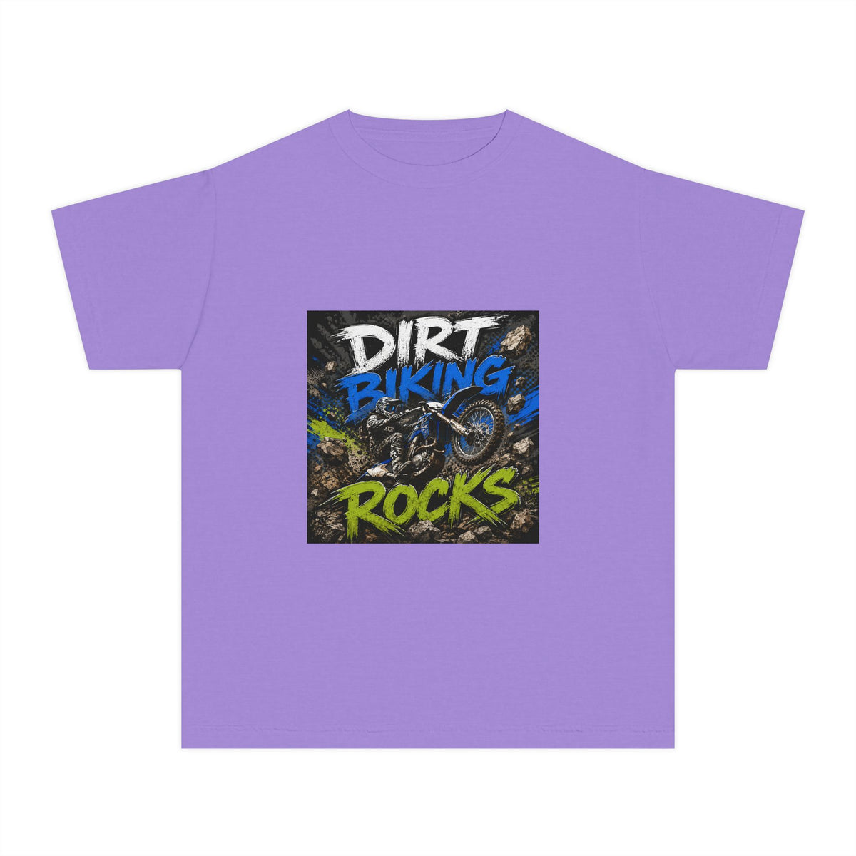 Dirt Biking Rocks Youth Tee