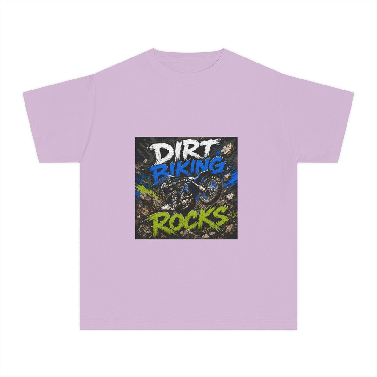 Dirt Biking Rocks Youth Tee