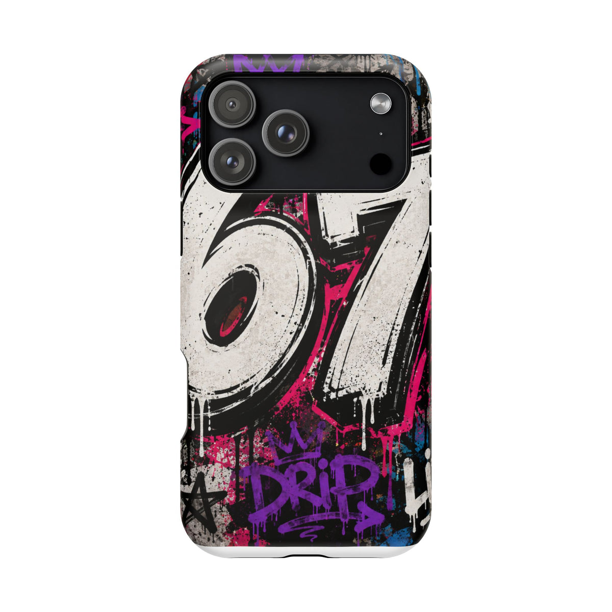 Graffiti '67' Magnetic Impact Phone Case — Urban Street Art iPhone Cover