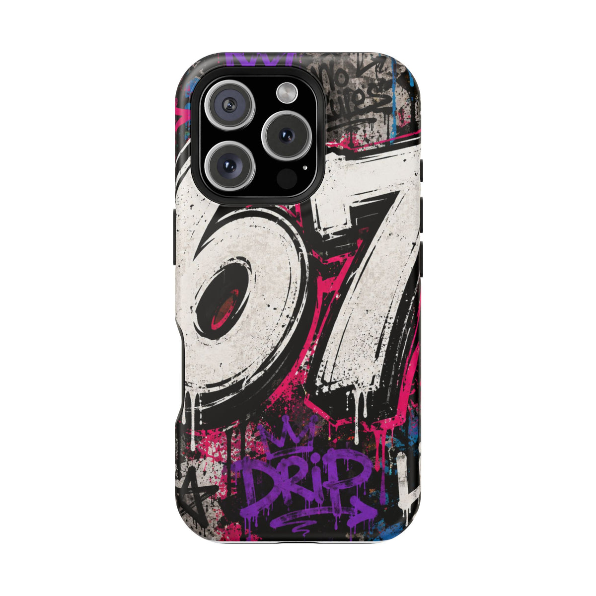 Graffiti '67' Magnetic Impact Phone Case — Urban Street Art iPhone Cover