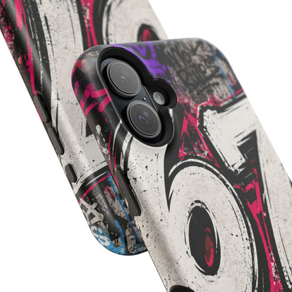 Graffiti '67' Magnetic Impact Phone Case — Urban Street Art iPhone Cover