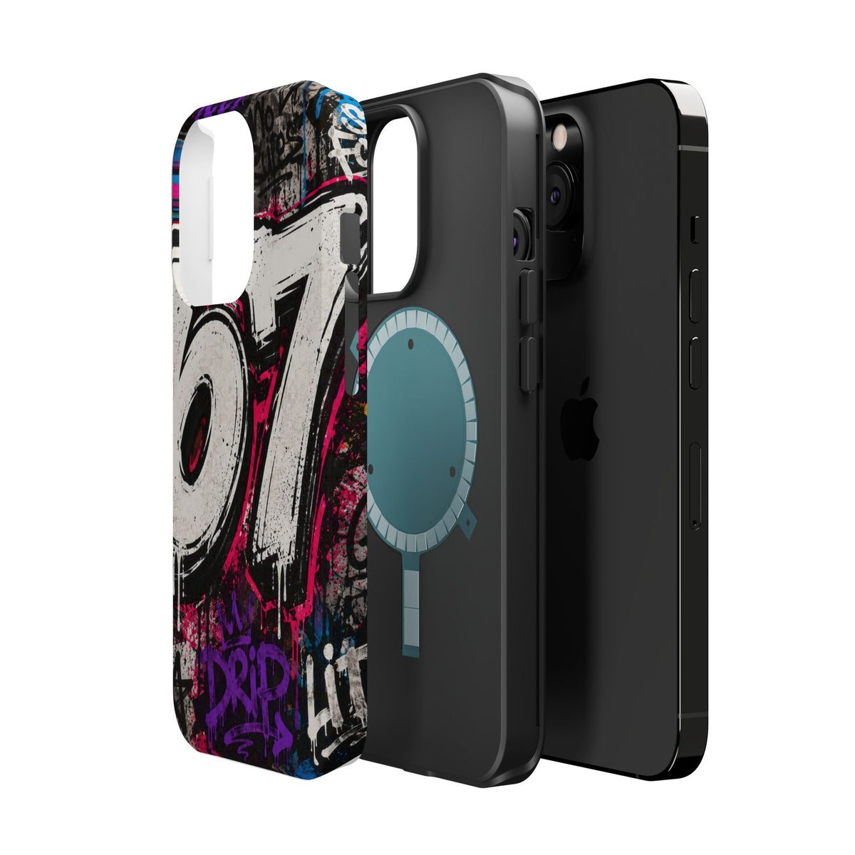 Graffiti '67' Magnetic Impact Phone Case — Urban Street Art iPhone Cover