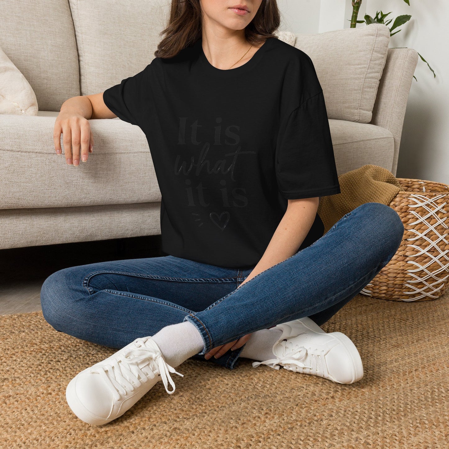 It Is What It Is T-Shirt — Casual Inspirational Quote Tee