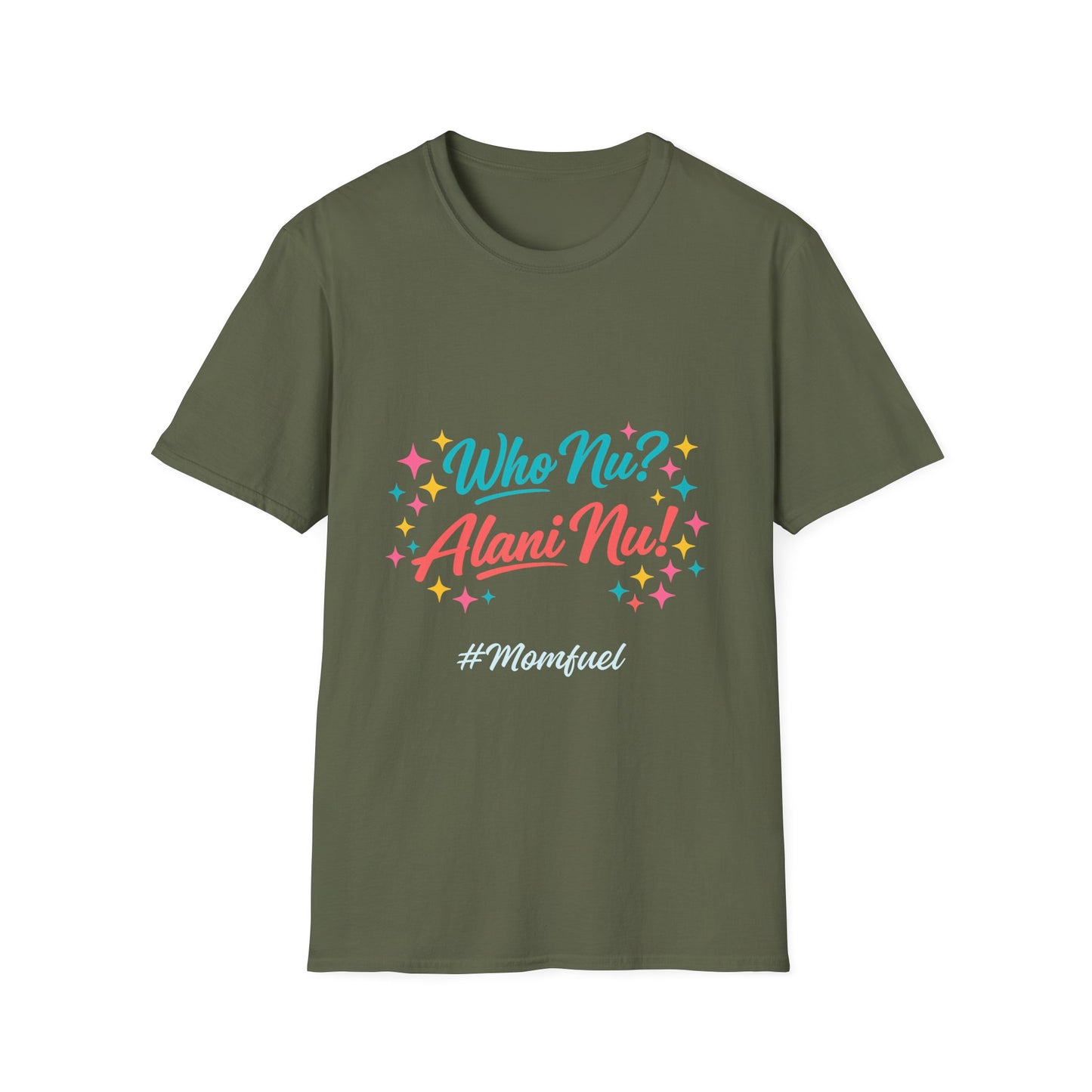 Who Nu? Alani Nu! T-Shirt — Retro Sparkle Graphic Tee