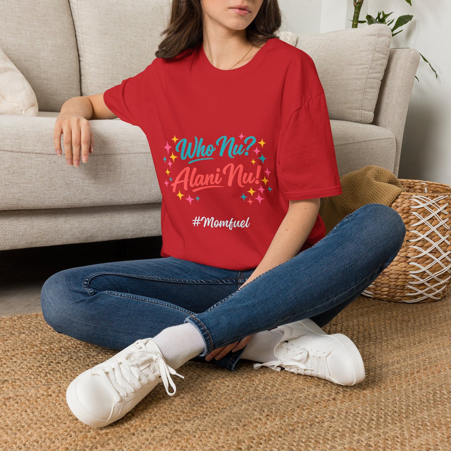 Who Nu? Alani Nu! T-Shirt — Retro Sparkle Graphic Tee