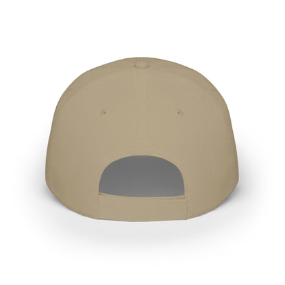 Low Profile Baseball Cap — "Who Me? I Clean Up" Floral Statement Hat