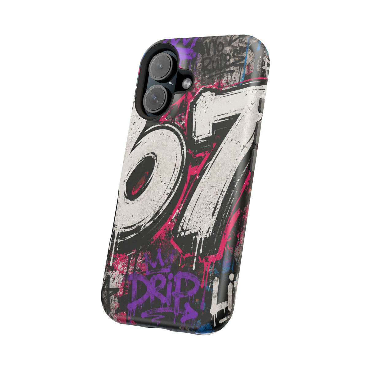 Graffiti '67' Magnetic Impact Phone Case — Urban Street Art iPhone Cover