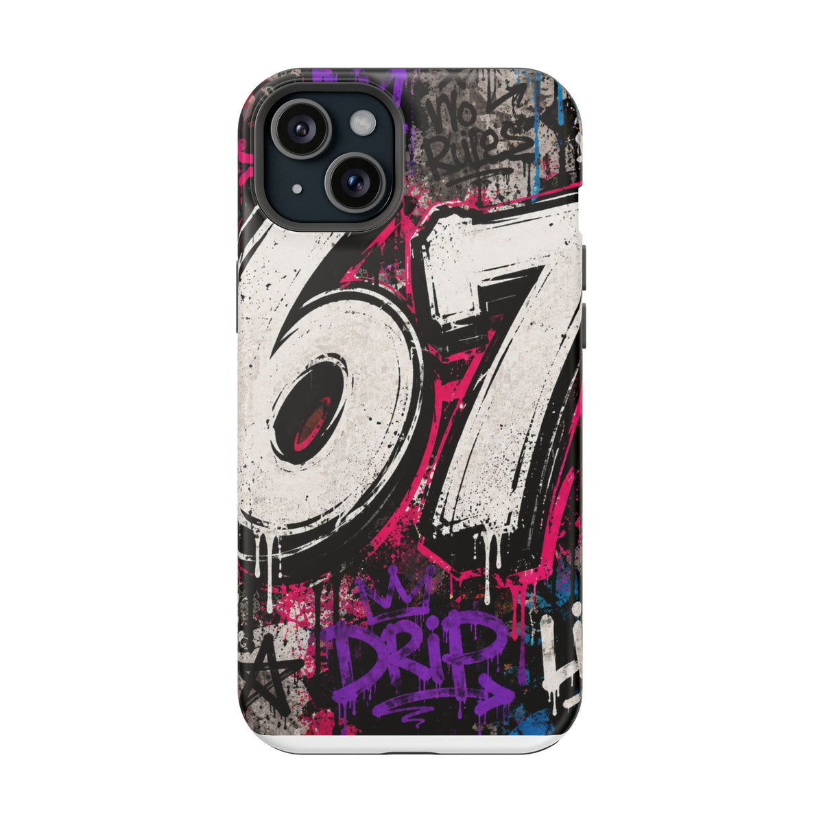 Graffiti '67' Magnetic Impact Phone Case — Urban Street Art iPhone Cover