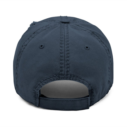 Mommin' Distressed Dad Hat — Embroidered Casual Mom Cap