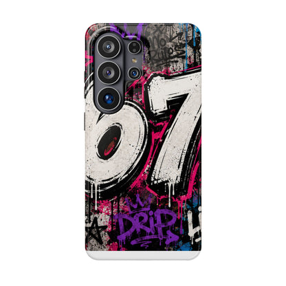 Graffiti '67' Magnetic Impact Phone Case — Urban Street Art iPhone Cover