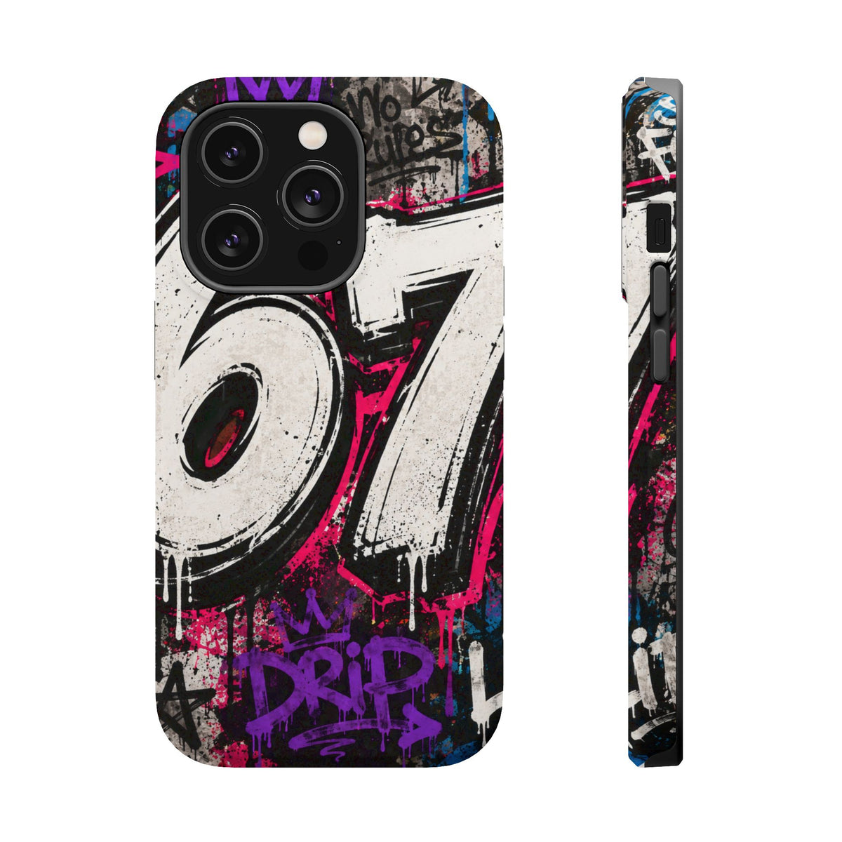 Graffiti '67' Magnetic Impact Phone Case — Urban Street Art iPhone Cover