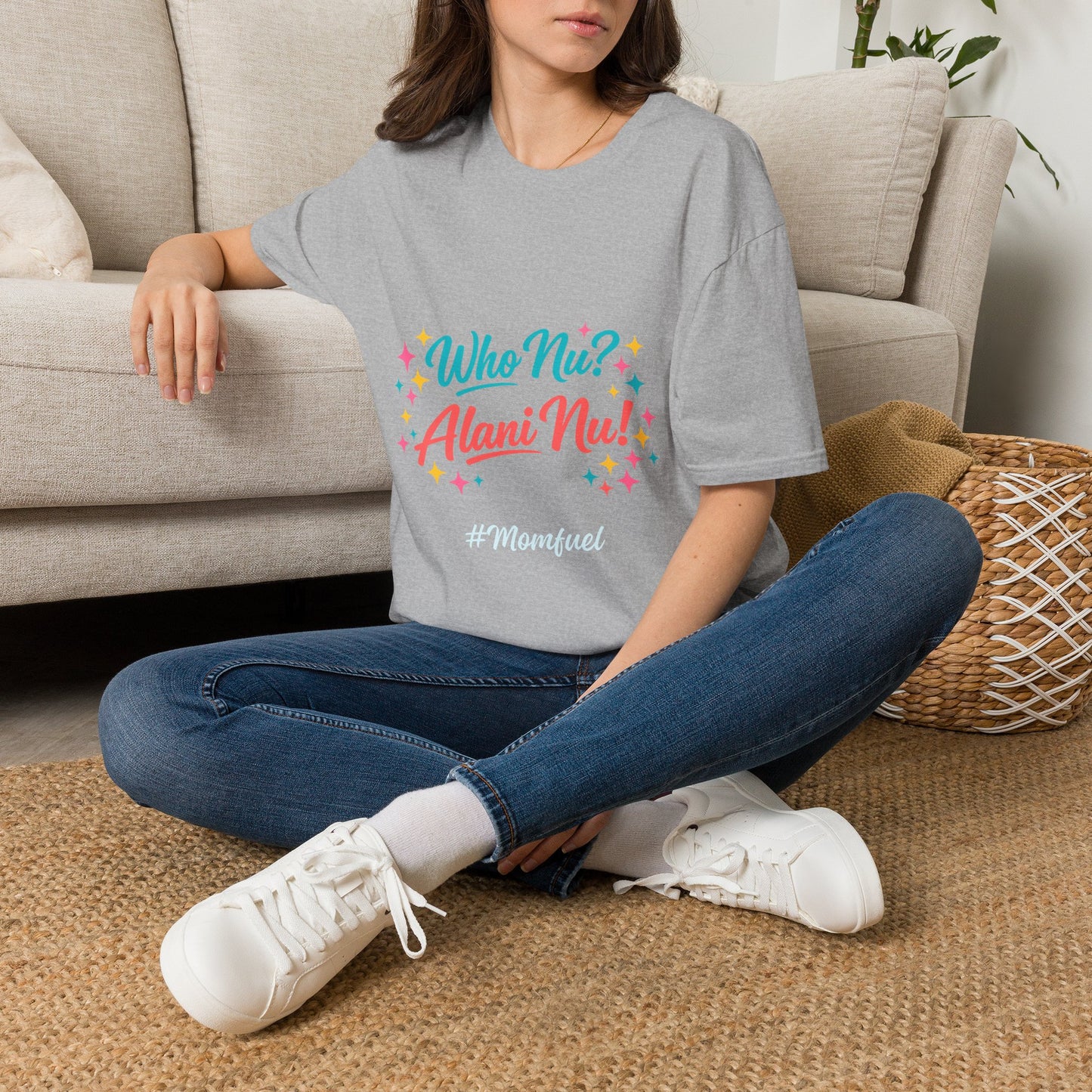 Who Nu? Alani Nu! T-Shirt — Retro Sparkle Graphic Tee