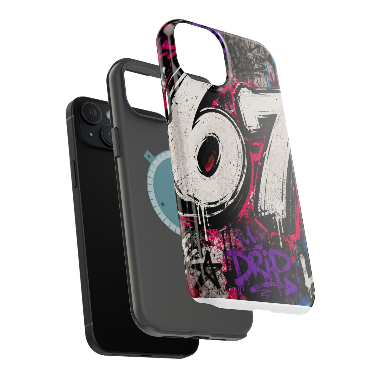Graffiti '67' Magnetic Impact Phone Case — Urban Street Art iPhone Cover
