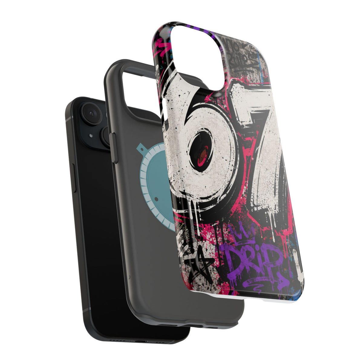 Graffiti '67' Magnetic Impact Phone Case — Urban Street Art iPhone Cover