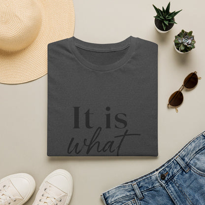 It Is What It Is T-Shirt — Casual Inspirational Quote Tee