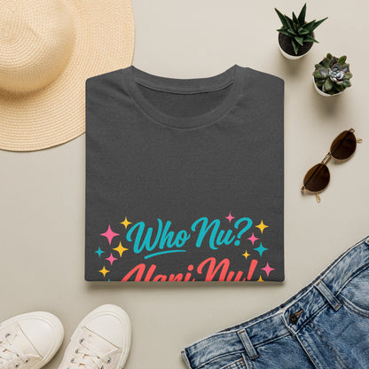 Who Nu? Alani Nu! T-Shirt — Retro Sparkle Graphic Tee