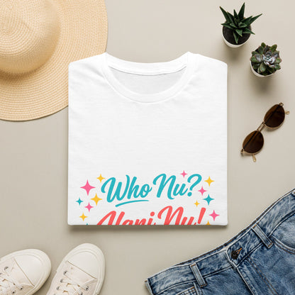 Who Nu? Alani Nu! T-Shirt — Retro Sparkle Graphic Tee