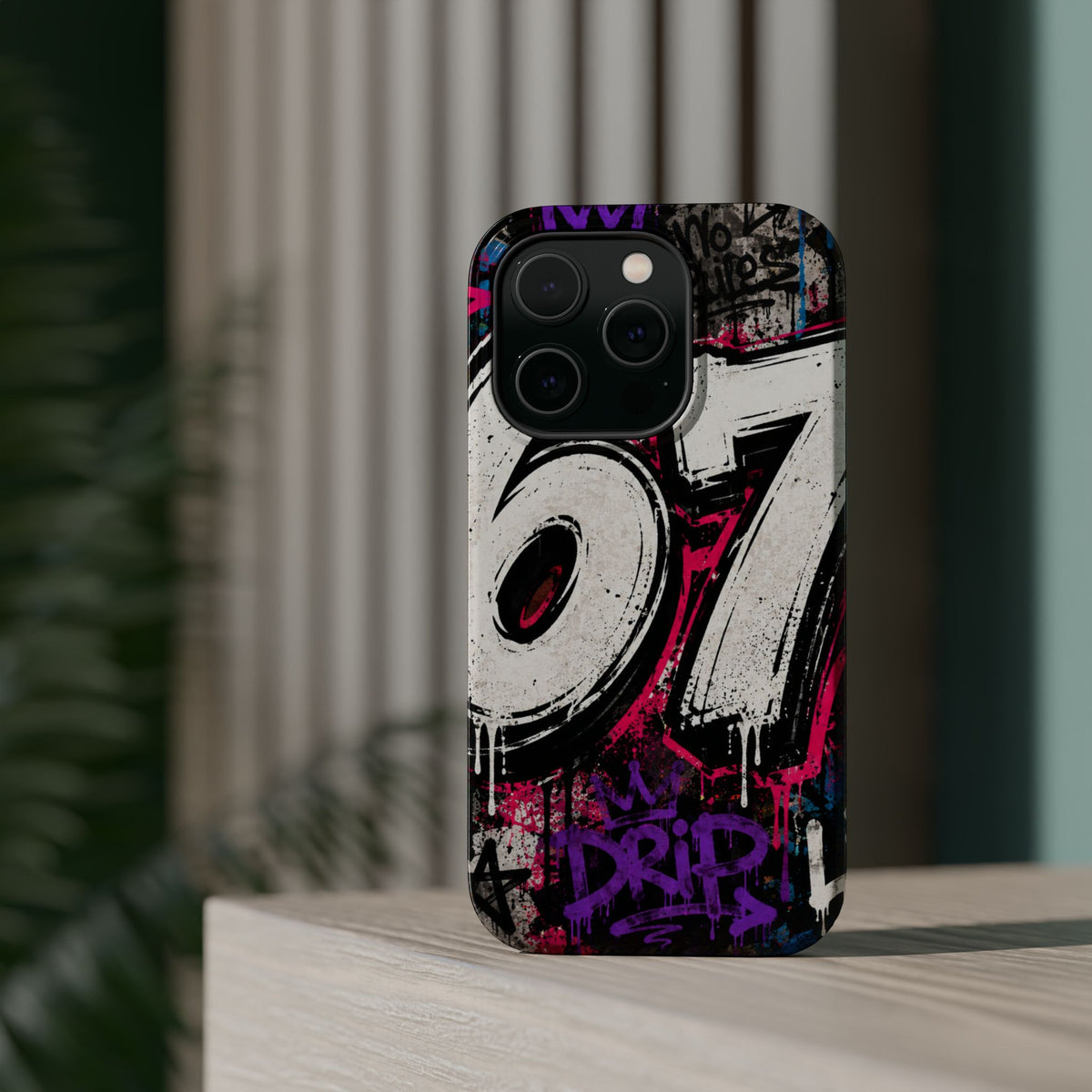 Graffiti '67' Magnetic Impact Phone Case — Urban Street Art iPhone Cover