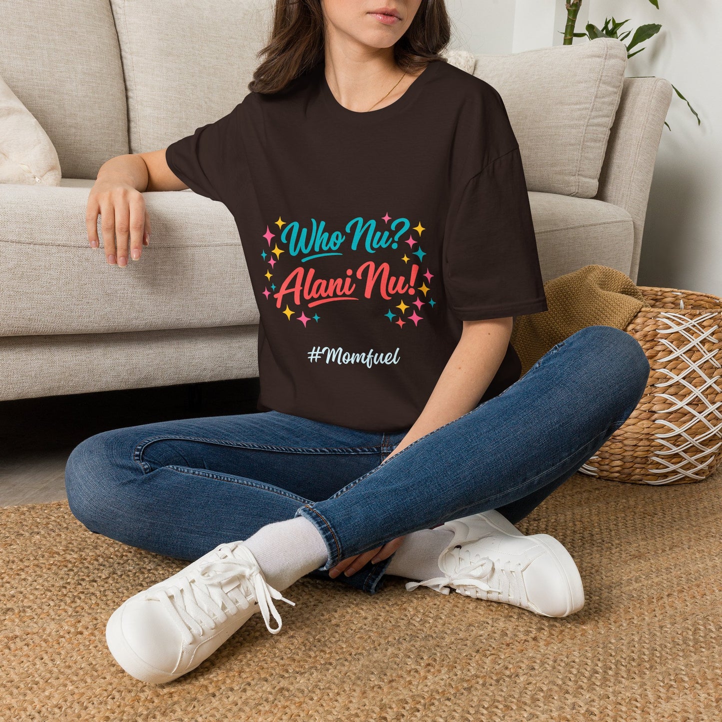 Who Nu? Alani Nu! T-Shirt — Retro Sparkle Graphic Tee