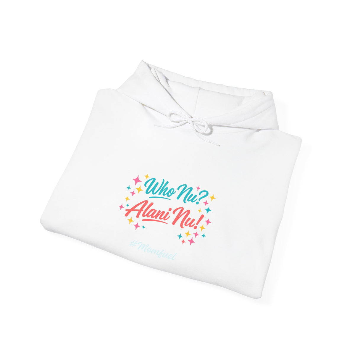 Who Nu? Alani Nu! Hoodie – Retro Sparkle Logo Pullover