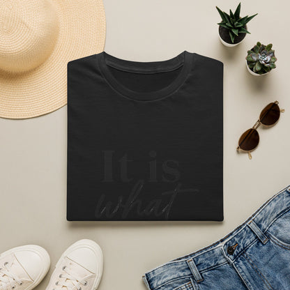 It Is What It Is T-Shirt — Casual Inspirational Quote Tee