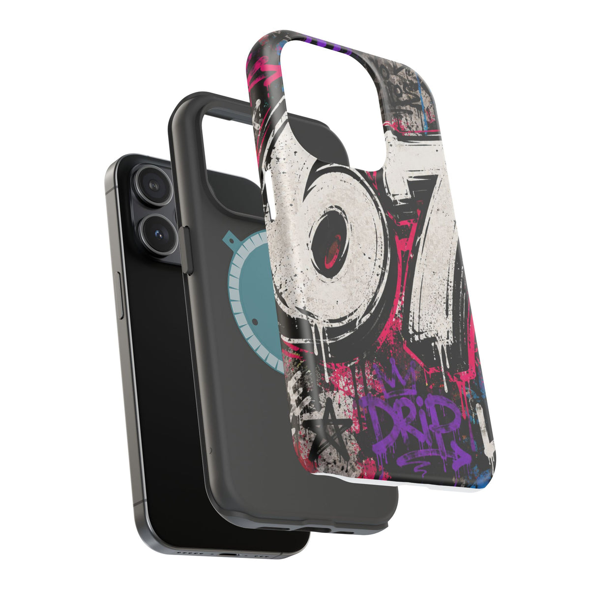 Graffiti '67' Magnetic Impact Phone Case — Urban Street Art iPhone Cover