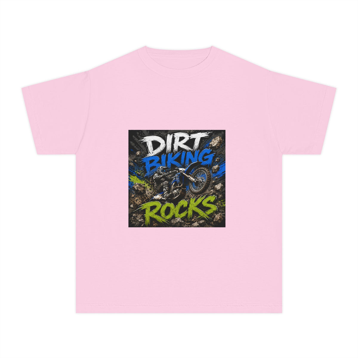 Dirt Biking Rocks Youth Tee