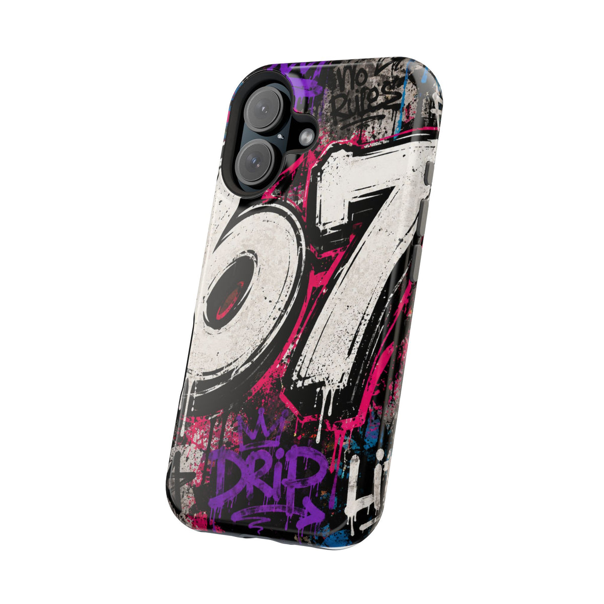 Graffiti '67' Magnetic Impact Phone Case — Urban Street Art iPhone Cover