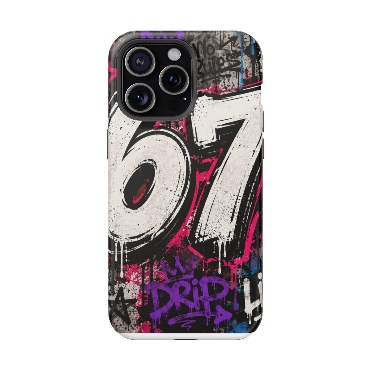 Graffiti '67' Magnetic Impact Phone Case — Urban Street Art iPhone Cover