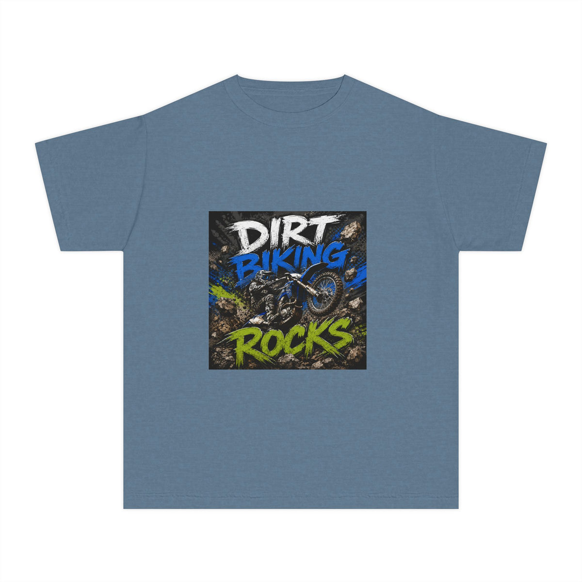 Dirt Biking Rocks Youth Tee