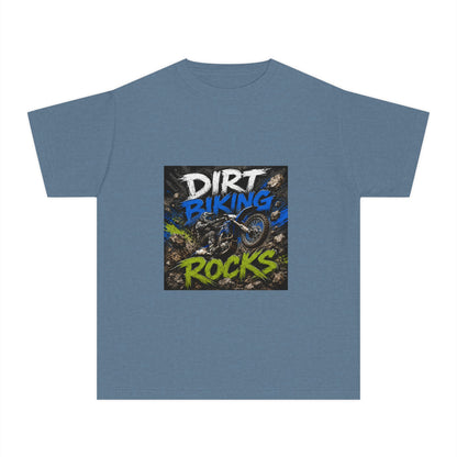 Dirt Biking Rocks Youth Tee